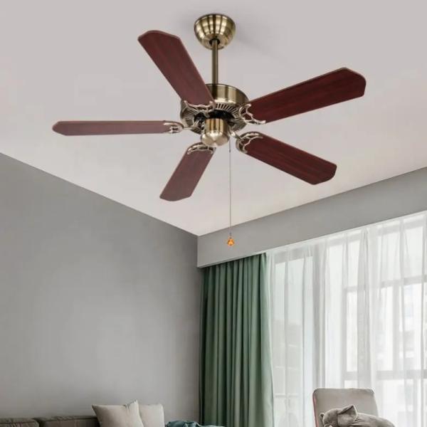 Buy cheap Decorative Lighting Ceiling Fan 5 Blades Restaurant 220V Ceiling Fan Light from wholesalers