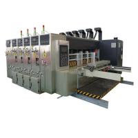 Buy cheap 130pcs/min 3 Color Flexo Printing Machine For Corrugated Box Making Plant product