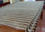 Seafood Freezing Oven Food Grade 316 Stainless Steel Spiral Mesh Belt