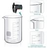 Buy cheap Glass Or Plastic Graduated Cylinder Beaker Set, Thick Lab Cylinders (10 Ml, 25 Ml, 50 Ml, 100 Ml), Beaker from wholesalers