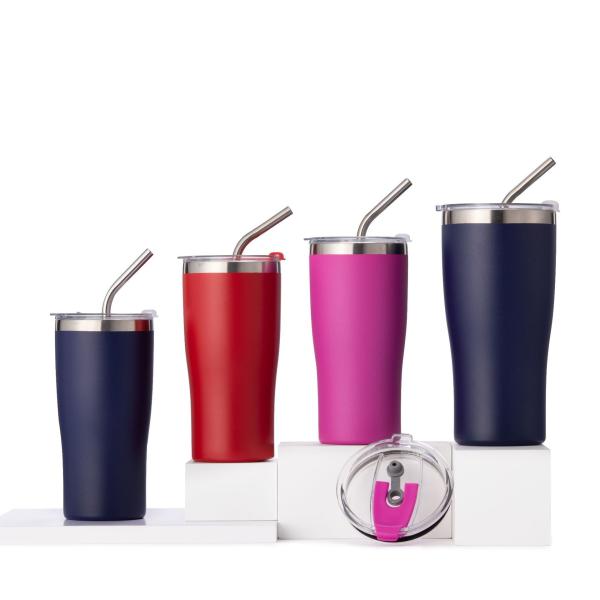 Buy cheap 32 Oz Stainless Steel Coffee Vacuum Insulated Tumblers With Straw from wholesalers