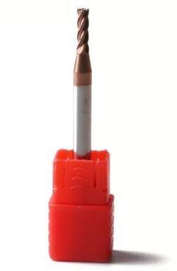 Buy cheap Four Flutes High Performance Solid Carbide End Mills 50 ~ 150 Mm Length from wholesalers