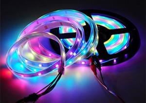 China Non Waterproof 5m Led Multi Color Changing Rope Lights 16.4ft 150 WS2812B White PCB on sale