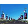 Buy cheap High Brightness Led Display Billboard 3G Wifi Street Light Advertising Pole Outdoor from wholesalers