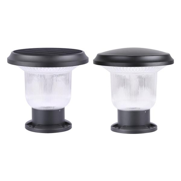 Buy cheap Weatherproof Solar Pillar Lamp Dusk To Dawn Post Light For Garage Backyard Patio from wholesalers