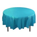 Waterproof Custom Printing Table Cover PEVA Plastic Round Table Cloth For Picnic