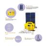 Buy cheap Home And Outdoor Phone Power Charging FM Radio MP3 Player 20W Solar Power Bank Charger , Solar Lighting Kit SG1220 from wholesalers