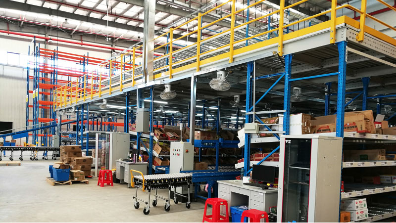 Steel Structure Garret Mezzanine Floor Platform 