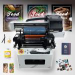 CE/UKCA/ROHS UV Ink With Continuous Ink Supply And CMYKWV Epson XP600*2 Inkjet