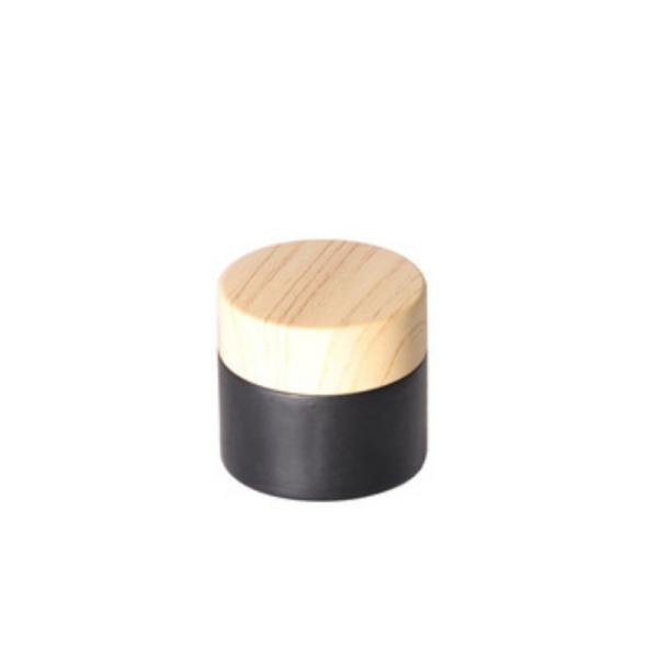 Buy cheap Portable 10g Cream Jar With Wooden Cap for Personal Care Acceptable Customer's Logo from wholesalers