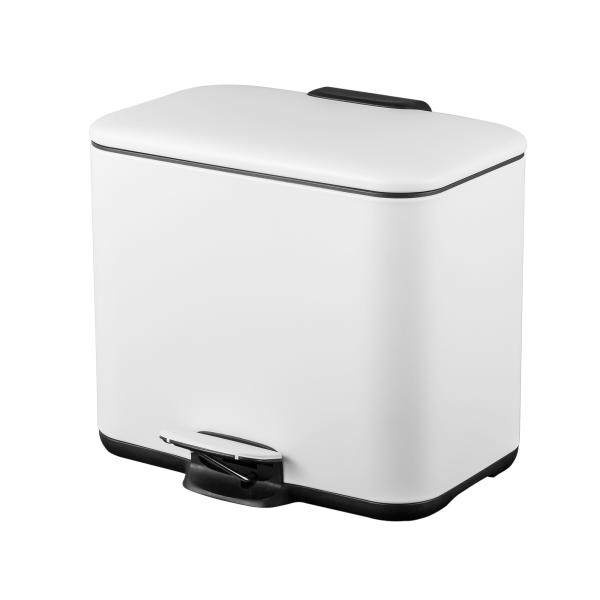 Buy cheap 2 Division Stainless Steel Pedal Bin Household Trash Can for Stylish and Sustainable Recycling Solution from wholesalers