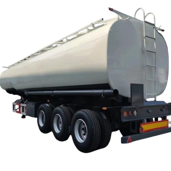 Buy cheap 45000L Used Petroleum Tank Trailers For Sale , 3axles 3 Compartments Fuel Tanker Semi Trailer from wholesalers