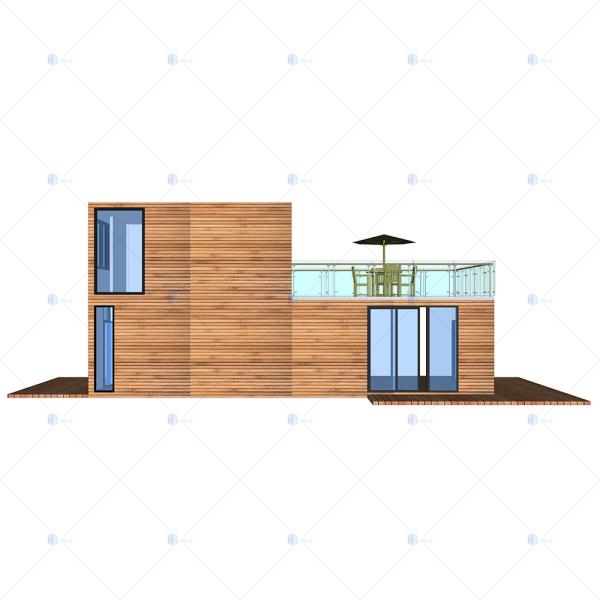 Buy cheap Residential - (Heya-2X03) 2 Floor New Prefab Container House With Bedroom And Living Room Construction Companies from wholesalers