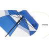 Buy cheap RPET Pongee Metal Frame Double Canopy Golf Umbrella With Fiberglass Ribs from wholesalers