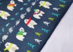 Solid Color Flannel Fabric Fully Cotton Baby Cartoon Print Flannel Shrink