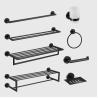 Buy cheap Matte Black 10 Piece Bathroom Hardware Sets Stainless Steel 304 Durable from wholesalers
