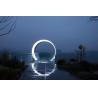 Buy cheap Circle Moon Gate Outdoor Garden Sculptures Polished Stainless steel Customized from wholesalers