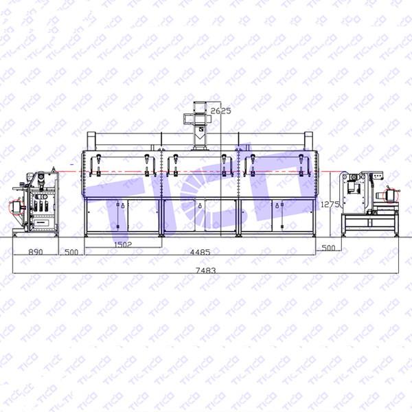 Buy cheap Roll Electrode Film Battery Coating Machine Slot Die Three Drying Chamber from wholesalers