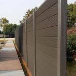 Weather Resistant WPC Fence Panels 200 X 200 Mm Eco Outdoor Grey Composite Fence