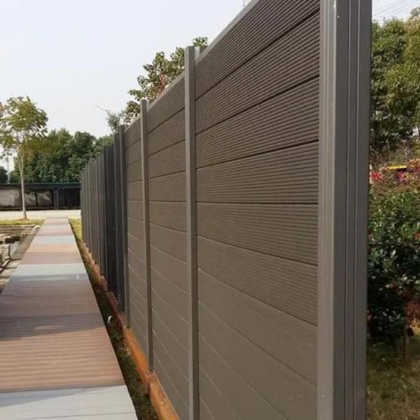 Buy cheap Weather Resistant WPC Fence Panels 200 X 200 Mm Eco Outdoor Grey Composite Fence Panels from wholesalers