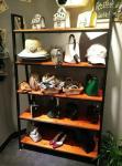 Hat / Bag / Shoe Display Rack Elegant Non Toxic Materials For Retail Store Shop
