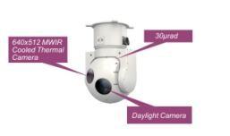 2-Axis / 4-Gimbal Airborne Electro Optical Targeting System For Surveillance And