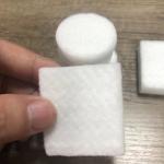 Circular/Square Needle Felt White Cotton Pulp Respirator Air Filter For HIV