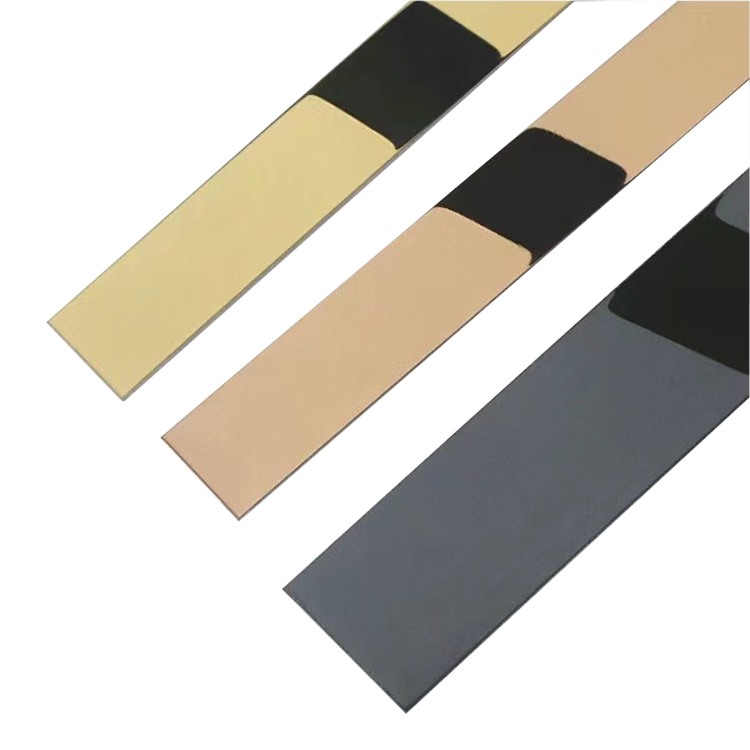 U Shape Aluminum Tile Edge Trim Black Decoration For Wall Decoration
