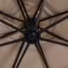 Buy cheap Restaurant Double Patio Umbrella 3M Cantilever Parasol Manual Open from wholesalers