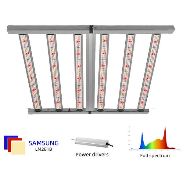 Buy cheap Full Spectrum 640W Plant Growth LED Lights With One Channel Dimmer from wholesalers