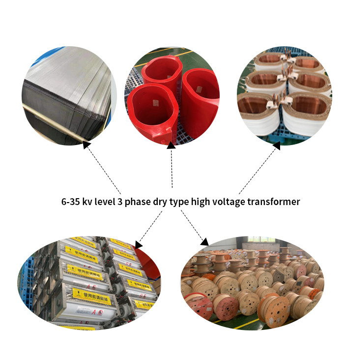 High quality 10-30 kv 630-5000KVA dry type transformer