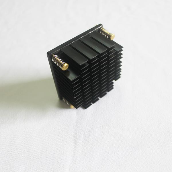 Buy cheap Durable Antirust Black Anodized Heat Sink , Anti Corrosion Cold Forging Heatsink from wholesalers