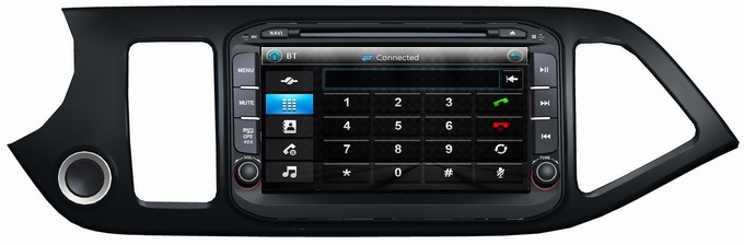 Ouchuangbo Car Radio Stereo System for Kia Picanto 2014 GPS Navi DVD Player OCB-8057A