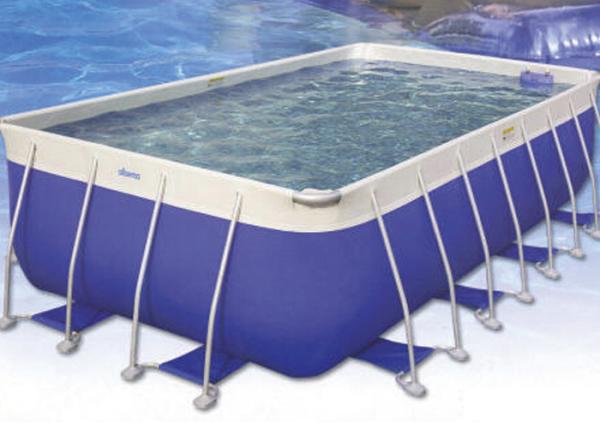 Buy cheap House ' s Backyard Easy Intex Pool , 0.9mm Plato PVC Tarpaulin Family Swimming Pool from wholesalers
