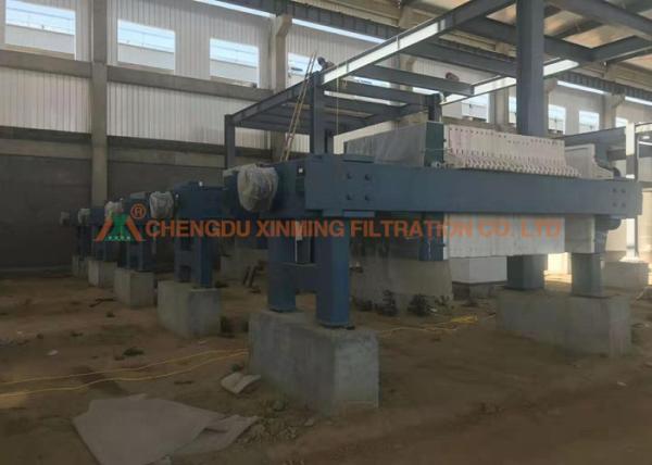 Buy cheap ChengDu XinMing Ceramic Sludge Hydraulic Automatic Press Press Filter from wholesalers
