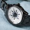 Buy cheap OEM Fashion 34mm Snowflake Ladies Skeleton Watch Custom With Chronograph from wholesalers