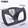 Buy cheap For Tesla Model 3/Y/S/X Carbon Fiber Yoke Steering Wheel Leather Materials from wholesalers