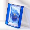 Buy cheap Home Decor Blue Double Sided Acrylic Photo Block Shadow Box Frame 8''X 12'' from wholesalers