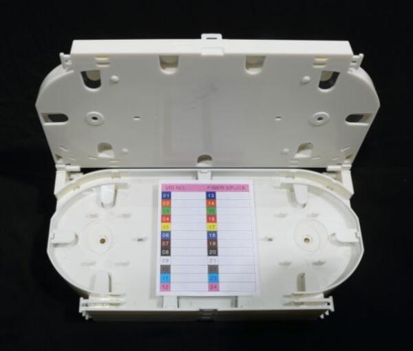 Buy cheap White Fiber Optic Tray 24 Core 24 Fiber Splice Sleeve Protect With ABS Material from wholesalers