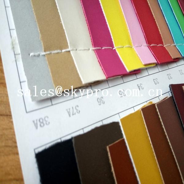1mm Thick PU Synthetic Leather Wear Resistence Custom embossed PVC Leather Vinyl