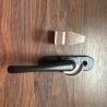 Buy cheap 43g UPVC Crescent Moon Lock Aluminum Alloy Window Lock with Stainless Steel Hook from wholesalers