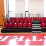 Anti Aging Fireproof Retractable Bleacher Seating For Stadium Grandstand