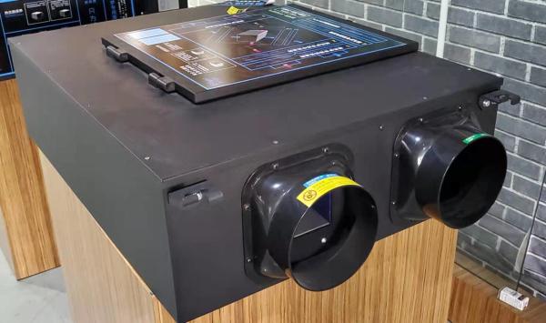 Duct installation brushless DC motor energy recovery ventilation for 80-120
