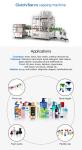 High speed rotary plastic yorker spout cap capping machine, 300bpm
