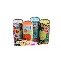 Buy cheap 2000Pcs CE FSC Cylinder Paper Box Coffee Tea Patterned Aseptic product