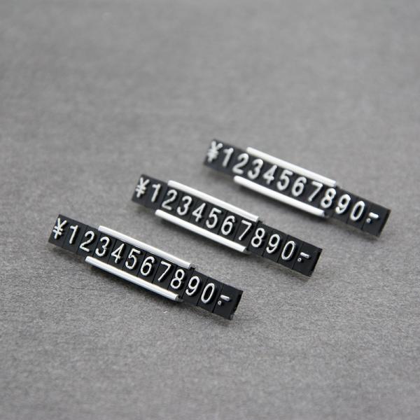 Buy cheap Wear Resistant Jewelry Price Tagswith Holder Black / Transparent Color from wholesalers