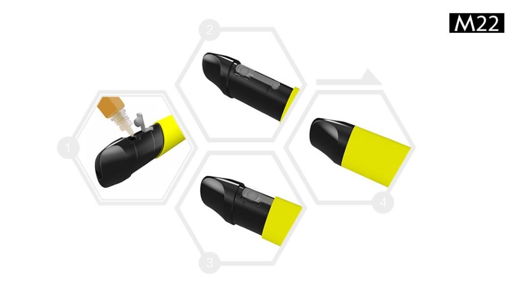 Wholesale 2022 M22 BEST CBD vape pens made in china refillable open pod