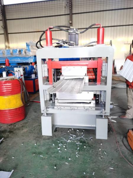 Buy cheap Steel Material Double Layer Self Lock 5.5kw Roof Sheet Roll Forming Machine from wholesalers