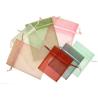 Buy cheap SA8000 SMETA Organza Drawstring Pouch , LOGO Screen Print Organza Jewelry Bags from wholesalers