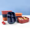 Buy cheap Silicone Lunch Box Microwave Freezer And Dishwasher Safe Food Container With Compartments BPA Free Silicone Lunch Box from wholesalers